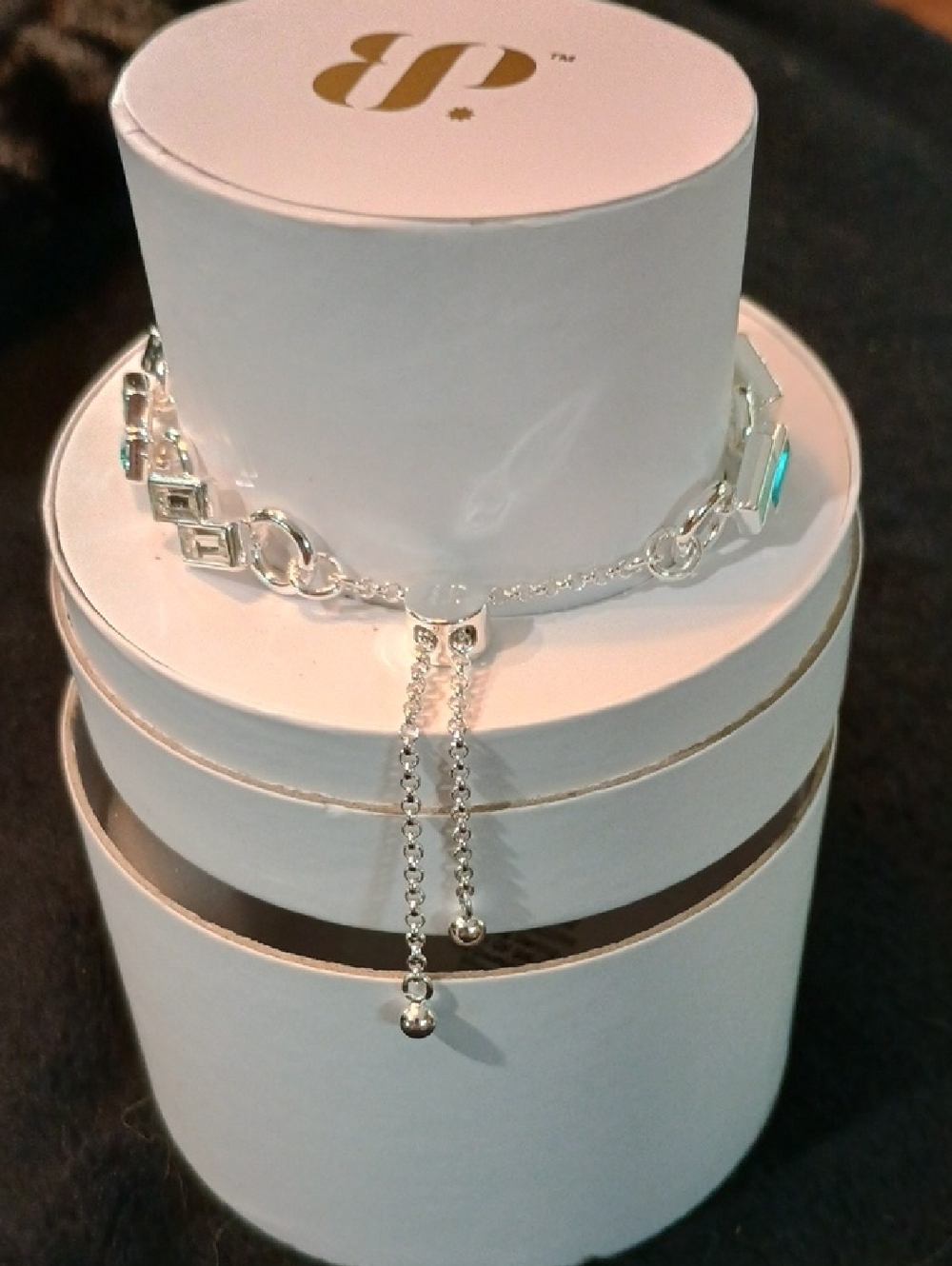 Kentucky Derby Silver Charm Bracelet with Turquoise Horse & Cup Charms - Picture 8 of 10
